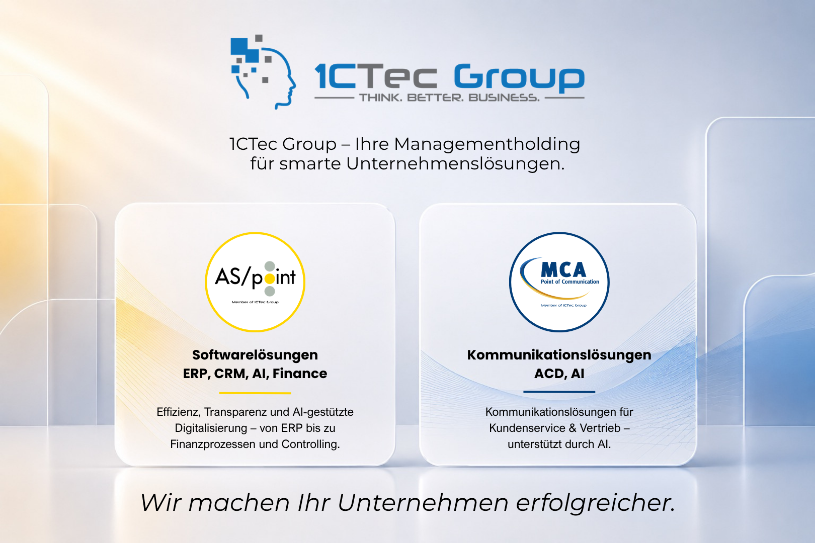 Organigramm 1CTec Group